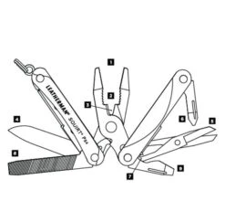 Leatherman Squirt PS4 Multi-Tools - Peg|-|Pince Multifonctions Squirt PS4 - Peg -Leatherman Depot Sales Store 831232 7E 7ETools 20Red