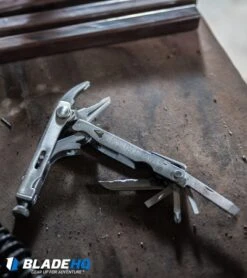 Leatherman Crunch Multi-Tool (15-in-1) 68010201K -Leatherman Depot Sales Store Crunch Lifestyle Crunch open on workbench