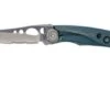 Leatherman Skeletool Knife KBx Partially Serrated Pocket Knife, Denim Blue