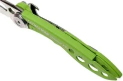 Leatherman Skeletool Knife KBx Partially Serrated Pocket Knife, Green -Leatherman Depot Sales Store LEKBX SBL 06 leatherman skeletool lekbx sbl 06