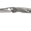 Leatherman Skeletool Knife KBx Partially Serrated Pocket Knife, Silver