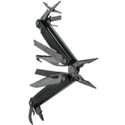 Leatherman Charge + Black Multi-Tool With Black MOLLE Sheath -Leatherman Depot Sales Store LT832599 Charge Plus Black Fanned
