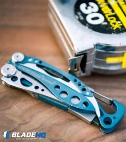 Leatherman Skeletool Black & Silver Multi Tool (7-in-1) 832627 Limited -Leatherman Depot Sales Store LTG SKELETOOL WORK WITHMEASURINGTAPE 0717 1