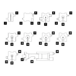 Leatherman Tread Metric Multi-Tool Premium Watch - Peg|-|Montre Prémium Multi-usage Tread Metric - Peg -Leatherman Depot Sales Store LTM 832326 7E 7Etools