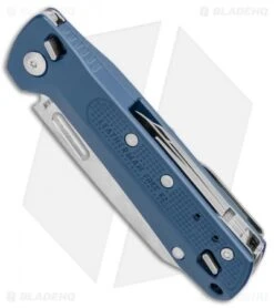 Leatherman Free K2 Multi 7-in-1 Folding Knife Navy (3.3" Satin) -Leatherman Depot Sales Store Leatherman Free K2 Multi Purpose 7 in 1 Navy Satin 832897 BHQ 112285 jr spine