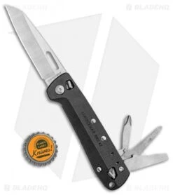 Leatherman Free K2 Multi-Purpose 7-in-1 Folding Knife Gray (3.3" Satin) 832656 -Leatherman Depot Sales Store Leatherman Free K2 Multi Purpose 8 in 1 Satin Gray 832656 BHQ 95703 jr bottlecap