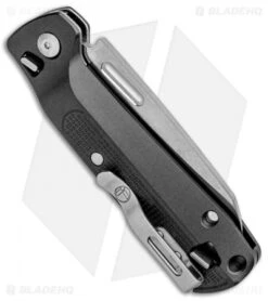 Leatherman Free K4 Multi-Purpose 9-in-1 Folding Knife (3.3" Satin) Gray 832664 10 Leatherman Free K4 Multi-Purpose 9-in-1 Folding Knife (3.3" Satin) Gray 832664 -Leatherman Depot Sales Store Leatherman Free K4 Multi Purpose 9 in 1 Satin Gray 832664 BHQ 95705 jr side