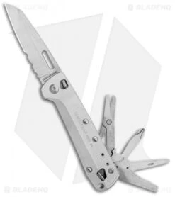 Leatherman Free K4 Multi-Purpose 9-in-1 Folding Knife (3.3" Satin) Silver 832660