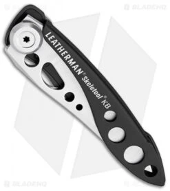 Leatherman Skeletool KB Liner Lock Knife Black Stainless (2.6" Satin) 832385 -Leatherman Depot Sales Store Leatherman Skeletool KB black stainless satin BHQ 74435 er spine