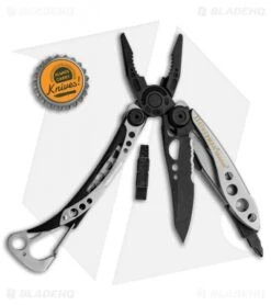 Leatherman Skeletool Black & Silver Multi Tool (7-in-1) 832627 Limited -Leatherman Depot Sales Store Leatherman Skeletool Multi Tool with Sheath 832627 BHQ 87002 jr bottlecap