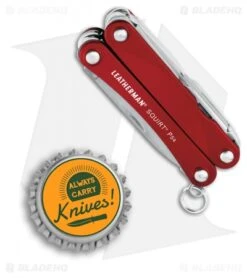 Leatherman Squirt PS4 Multi-Tool Red (9-in-1) 831189 -Leatherman Depot Sales Store Leatherman squirt PS4 red BHQ 9286 er size
