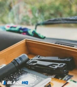 Leatherman OHT One-Hand-Tool Multi-Tool W/ Black MOLLE Sheath 831540 -Leatherman Depot Sales Store OHT Lifestyle Tool in car 2