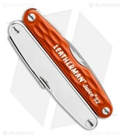 Leatherman Juice S2 Multi Tool Cinnabar Orange (12-in-1) 831925 -Leatherman Depot Sales Store leatherman juice s2 831925 side