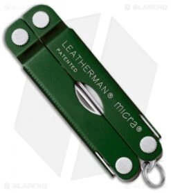 Leatherman Micra Multi Tool W/ 1.6" Knife (10-in-1) Green -Leatherman Depot Sales Store leatherman micra green 64350101k